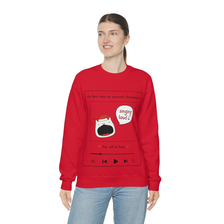 Singing Loud Christmas Sweatshirt