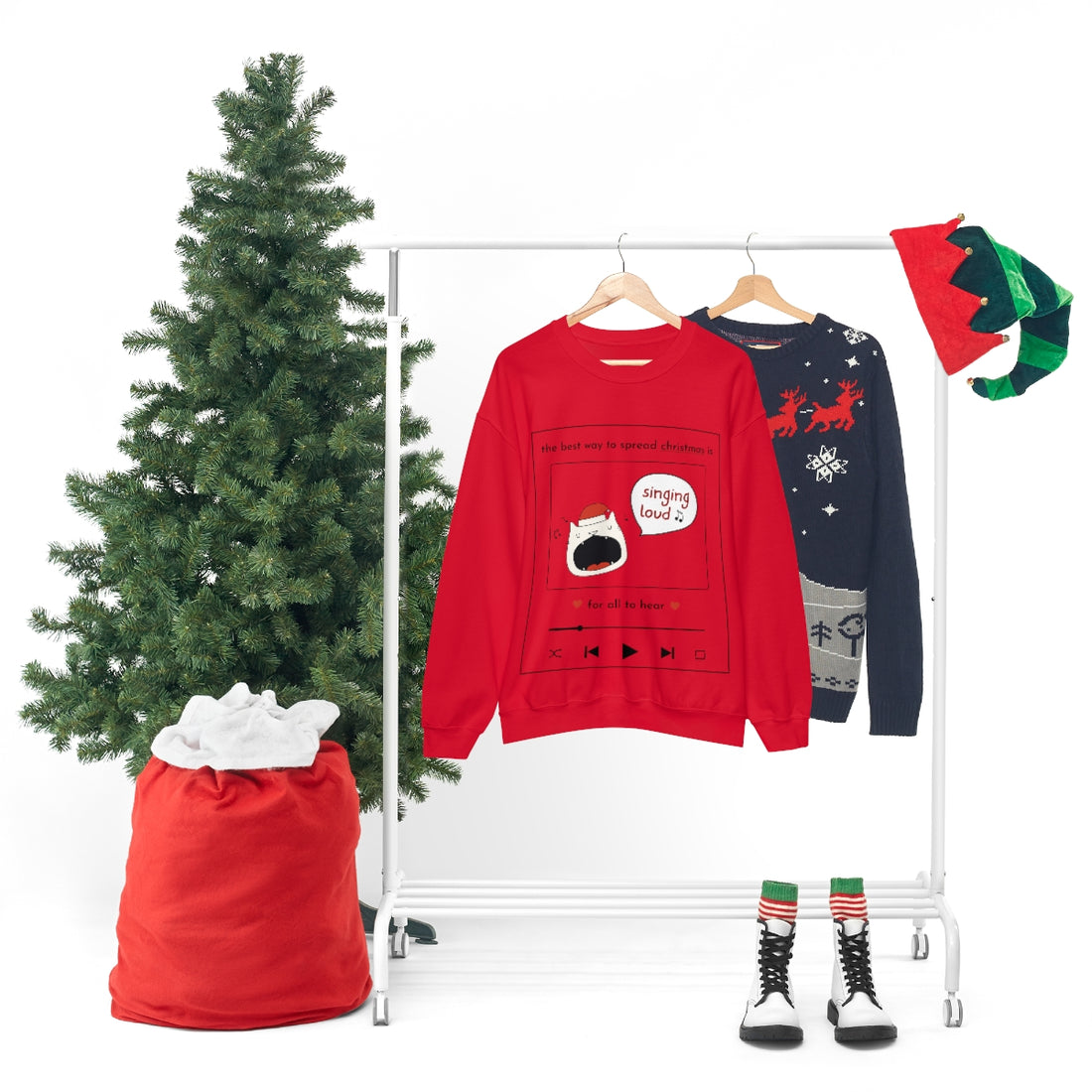 Singing Loud Christmas Sweatshirt