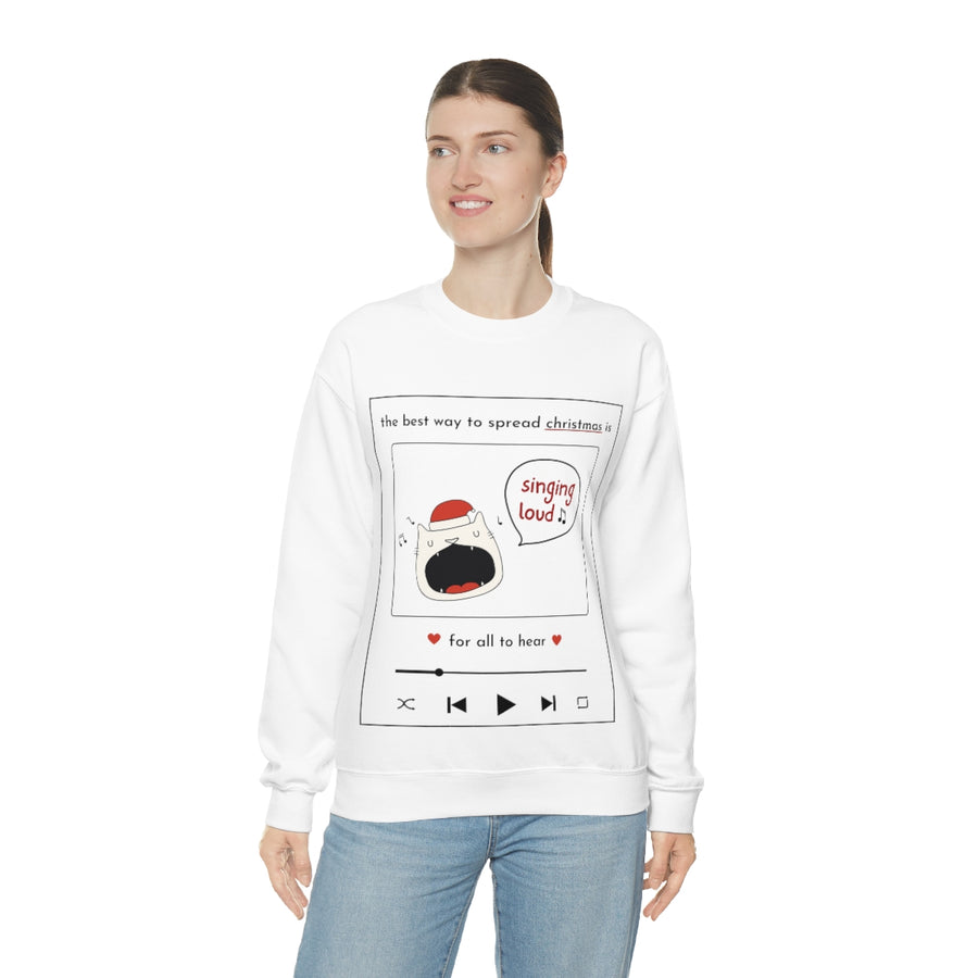 Singing Loud Christmas Sweatshirt