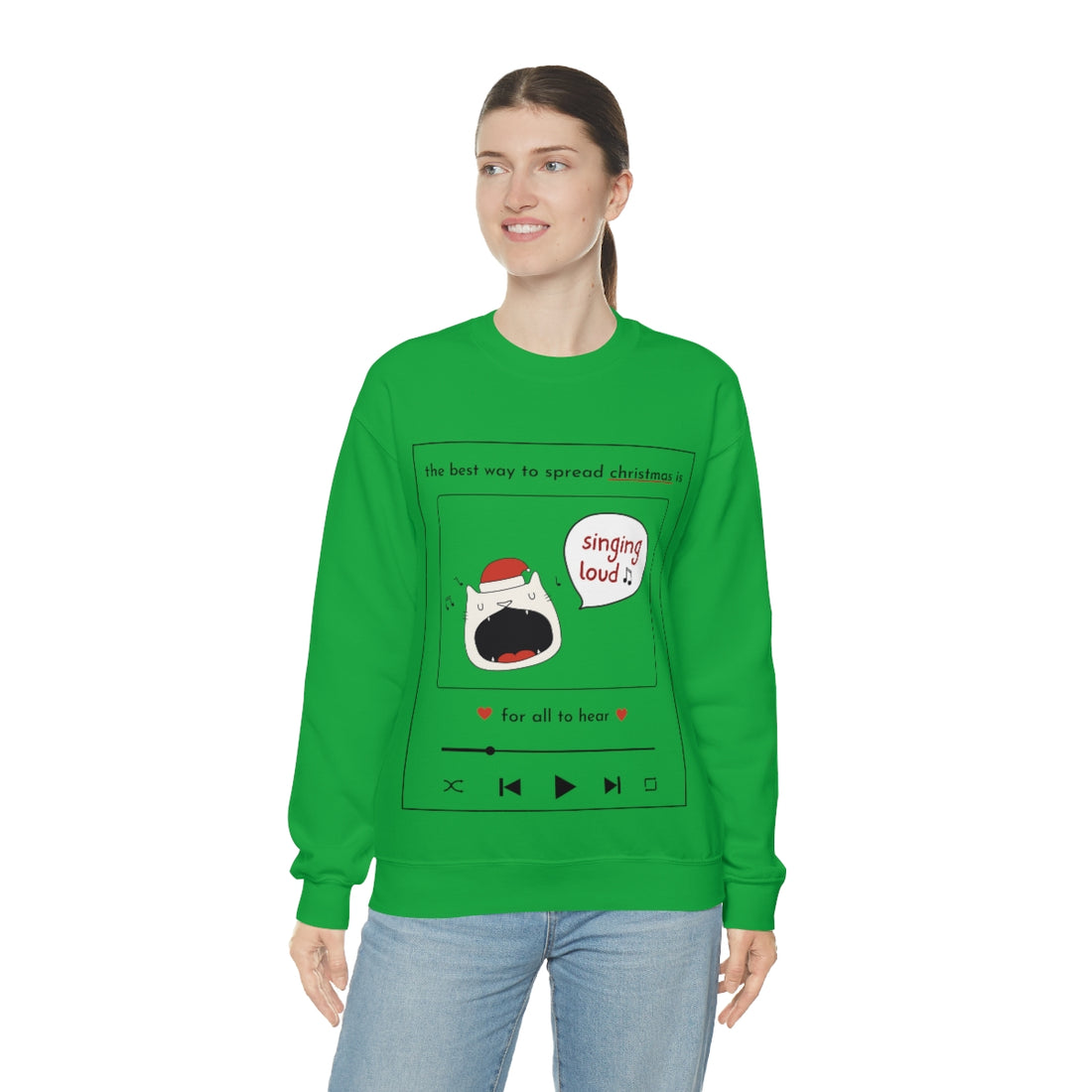 Singing Loud Christmas Sweatshirt