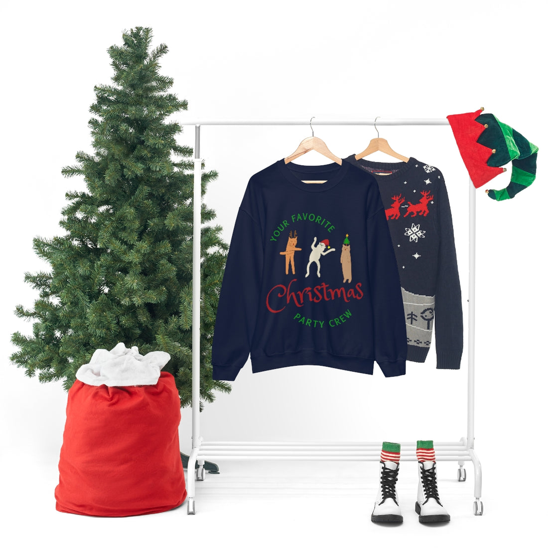 Party Crew Christmas Sweatshirt