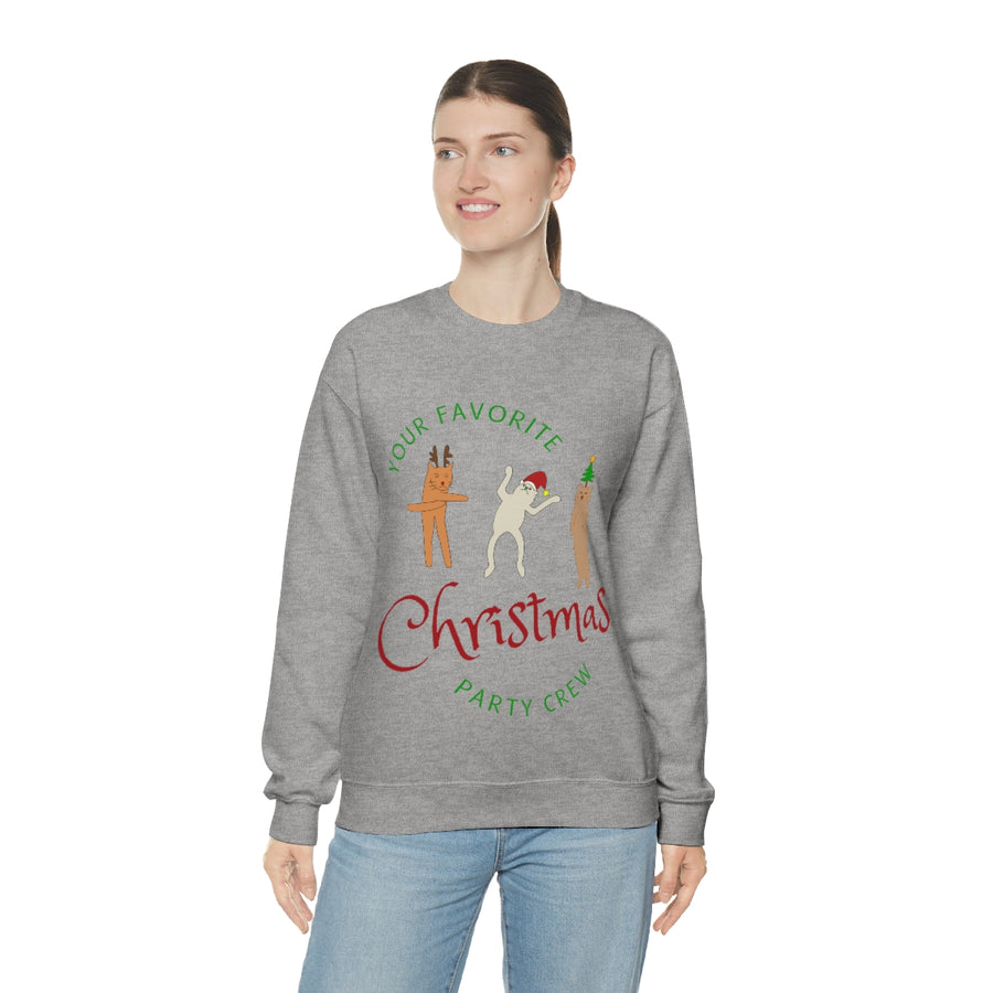 Party Crew Christmas Sweatshirt