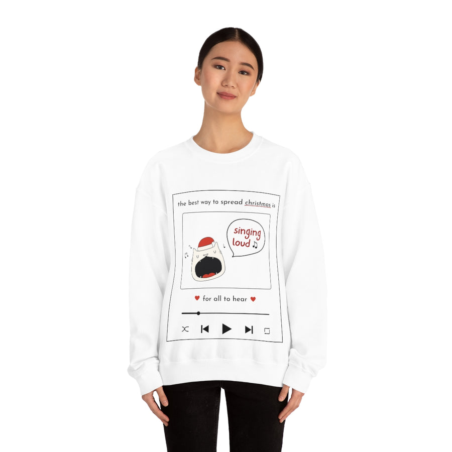 Singing Loud Christmas Sweatshirt