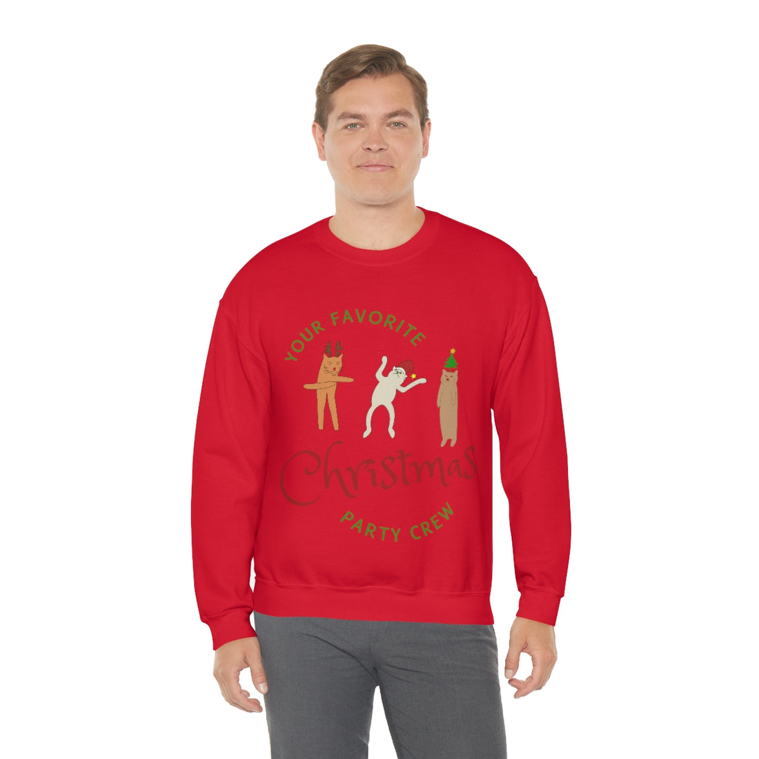 Party Crew Christmas Sweatshirt