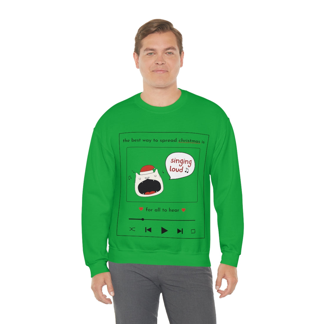 Singing Loud Christmas Sweatshirt