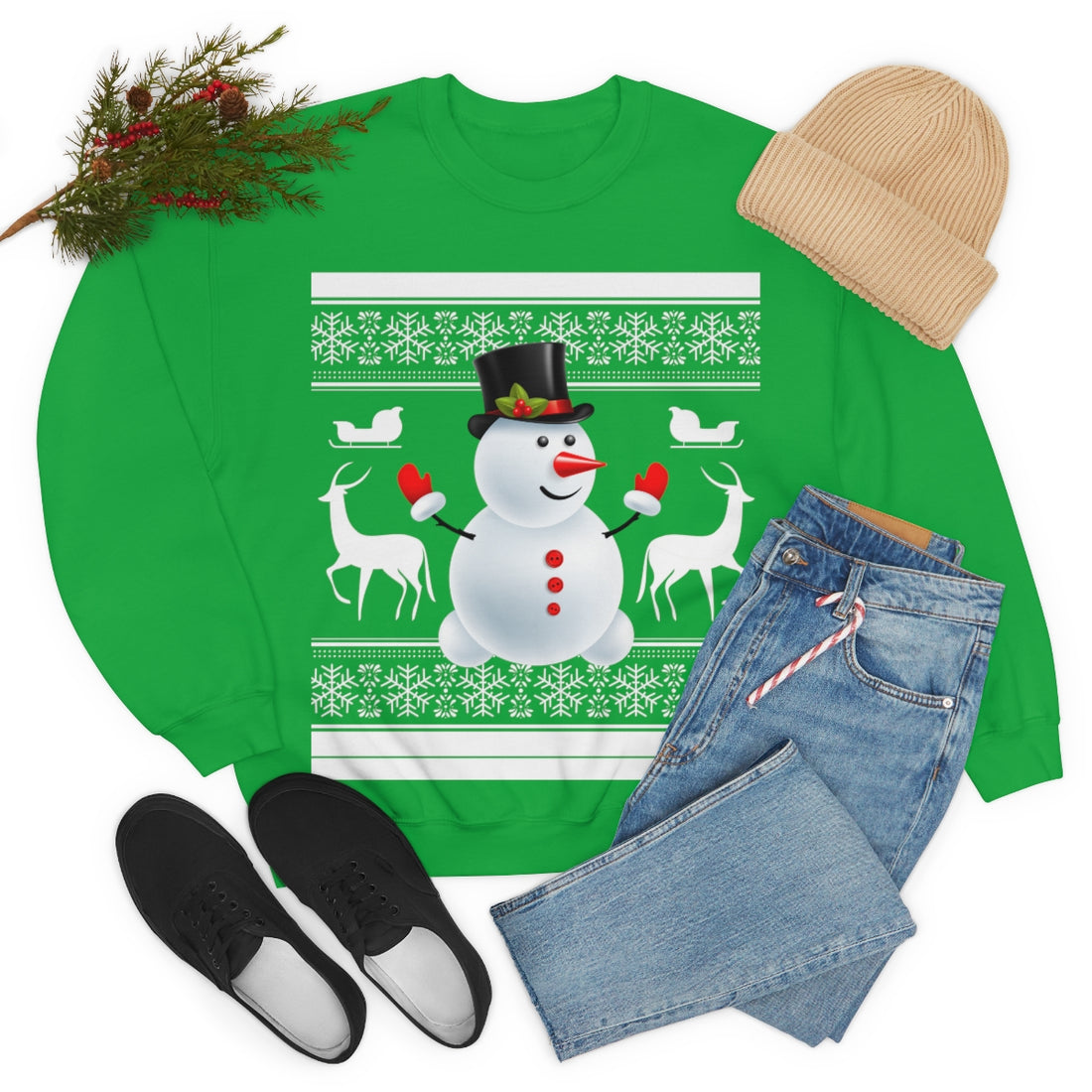 Snowman Sweatshirt - I