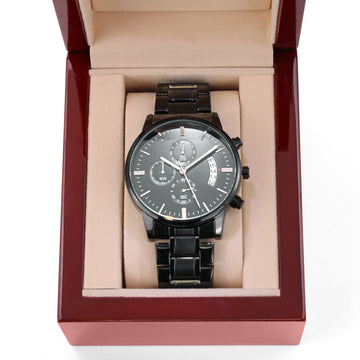 Customizable & Stylish Engraved Chronograph Watch