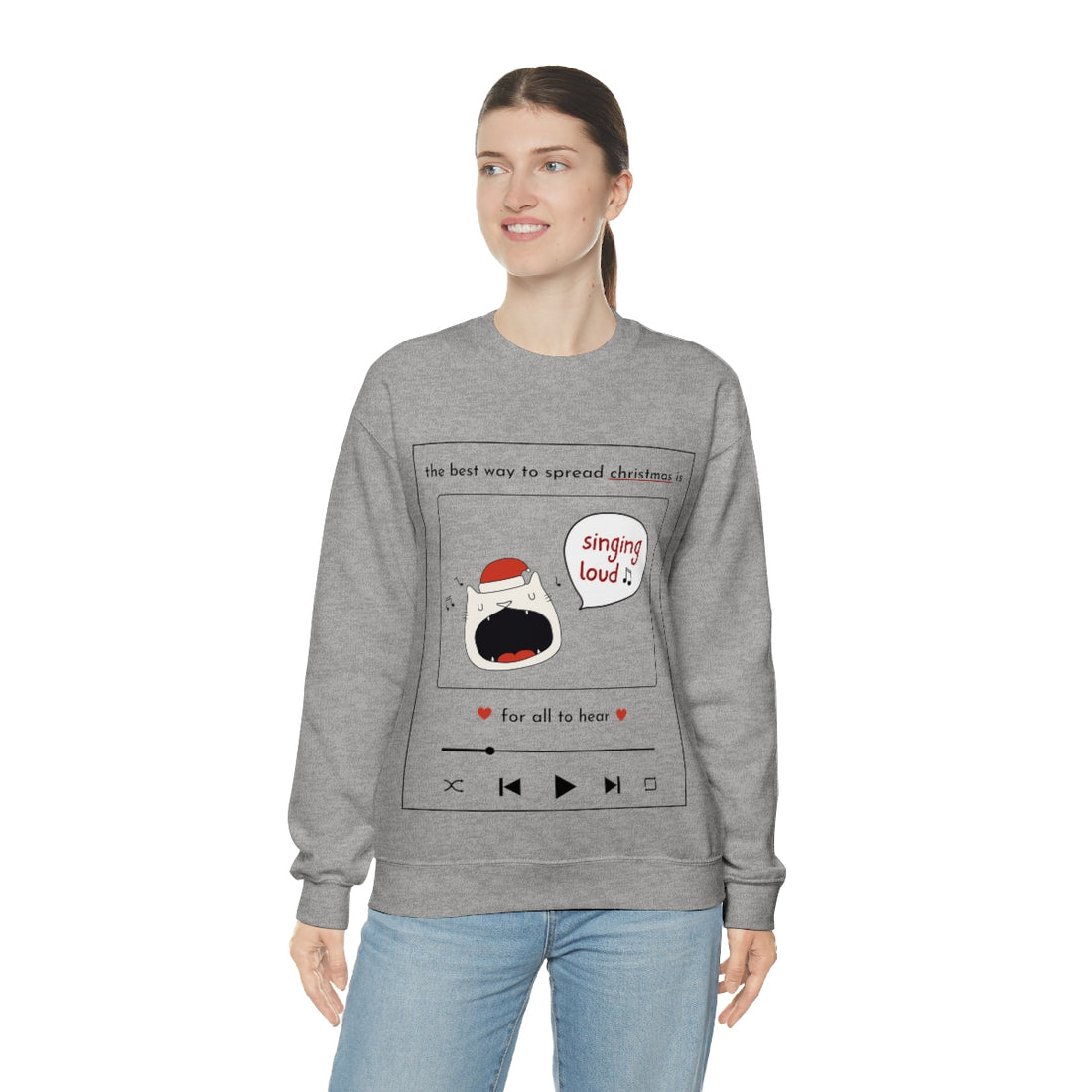 Singing Loud Christmas Sweatshirt