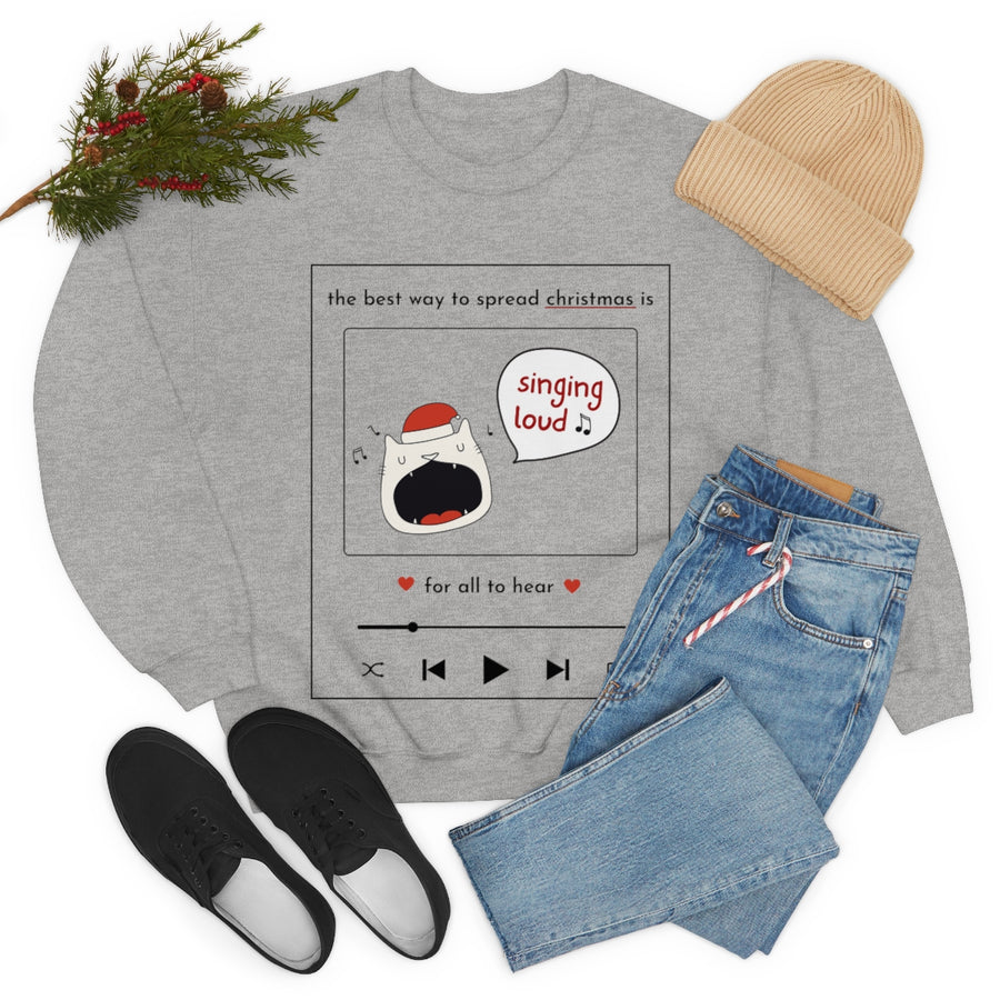 Singing Loud Christmas Sweatshirt