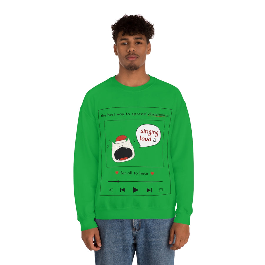 Singing Loud Christmas Sweatshirt