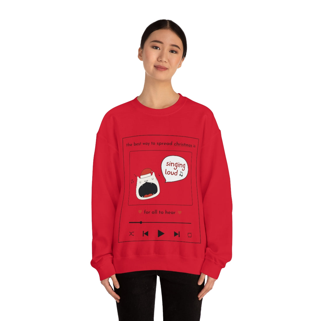 Singing Loud Christmas Sweatshirt