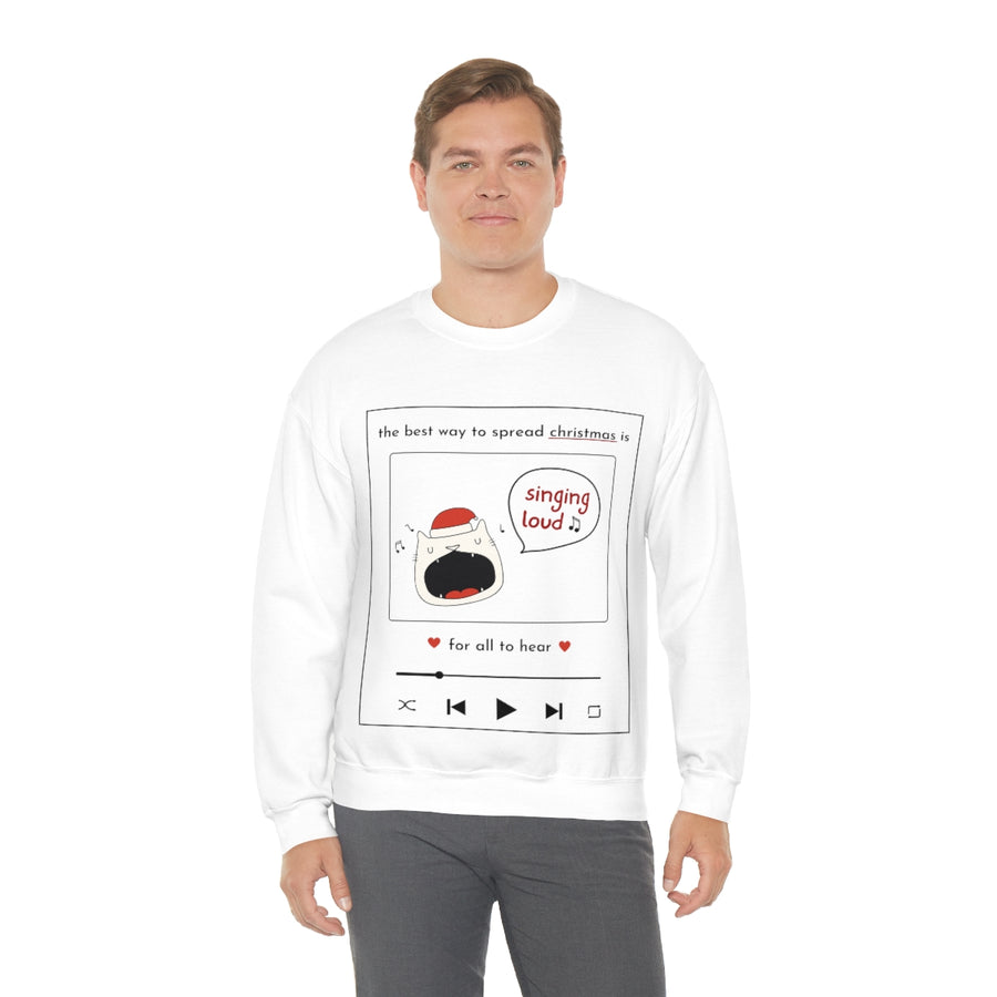 Singing Loud Christmas Sweatshirt