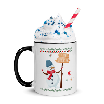 Snowman Mug with Color Inside